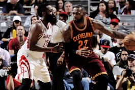 بسکتبال NBA؛ کلیولند کاوالیرز 128 - 120 هوستون راکتس؛ شب جادویی هاردن هم مانع برد قهرمان نشد