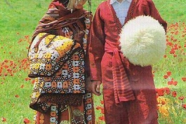 عروس و داماد ترکمن