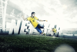 Neymar Da Silva Brasil Wallpaper 2014