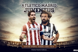 Atletico Madrid vs Juventus Champions League 2014-15 Wallpaper