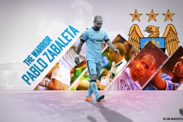 Pablo Zabaleta Manchester City New 2014 Wallpaper