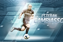 Esteban Cambiasso Legend Inter Milan Wallpaper