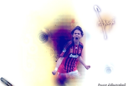 Filippo Inzaghi AC Milan Legendry Player Wallpaper