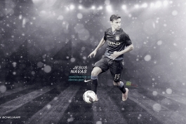 Jesus Navas  Manchester City 2014-15 Wallpaper