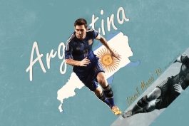 Lionel Messi Legend Argentina 2014 2015 Wallpaper