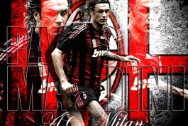 Paolo Maldini AC Milan Legend Wallpaper