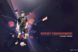 Robert Lewandowski Bayern 2014-15 Wallpaper
