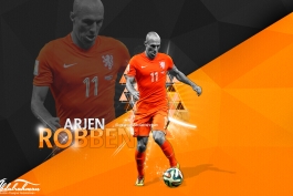 Arjen Robben Holland National Team New 2014 Wallpaper