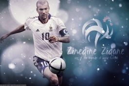 Zinedine Zidane France National Team Legend Wallpaper
