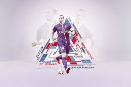 Zltana Ibrahimovic PSG 2014-15 Wallpaper