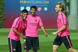 گزارش تصویری: آخرین تمرین بازیکنان بارسلونا پیش از دیدار برابر گرانادا