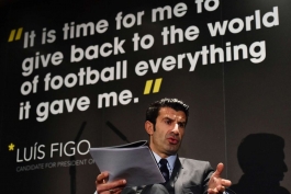 واکنش فیگو به استعفای بلاتر: امروز روز فوق العاده ای برای فوتبال است