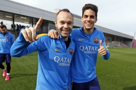 اعلام اسامی بازیکنان بارسلونا برای دیدار با ختافه؛ بازگشت اینیستا و روبرتو