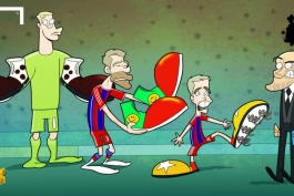کاریکاتور روز: بازیکنان بایرن مونیخ و فراموش کردن همراه داشتن کفش فوتبال!