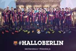 تبریک باشگاه بارسلونا به هواداران  آبی اناری برای رسیدن به فینال برلین