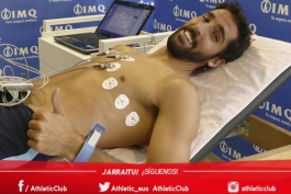 گارسیا در آزمایش های  پزشکی اتلتیک بیلبائو ( عکس)