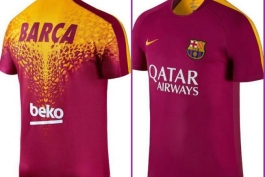 پیراهن های تمرینی بارسلونا برای نیم فصل دوم رقابت ها (عکس)