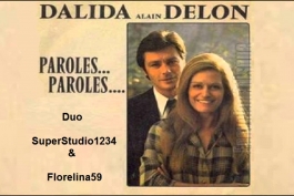 عاشقانه ها : Dalida & Alain Delon - Paroles Paroles