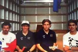 کنته و زولا کنار هم در تیم ملی ایتالیا جام جهانی 1994