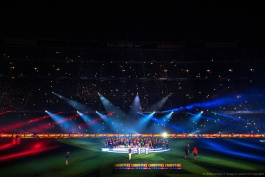 گزارش تصویری؛ جشن قهرمانی بارسلونایی ها در ورزشگاه نیوکمپ