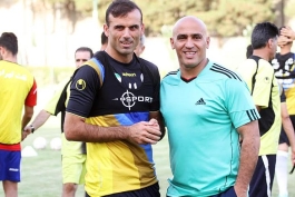 عکس روز؛ سید جلال در تمرین نفت حضور یافت