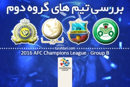 بررسی تیم های گروه دوم لیگ قهرمانان آسیا