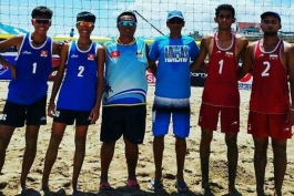 والیبال ساحلی جوانان آسیا؛ عنوان سومی به تیم "ب" ایران رسید 