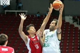بسکتبال کاپ آسیا؛ تیم ملی بسکتبال ایران مقابل چین شکست خورد