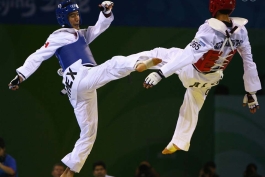  4 تکواندوکار ایران فردا مبارزه می‌کنند