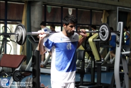 تمرینات اختصاصی بیک‌زاده در کمپ تیم ملی