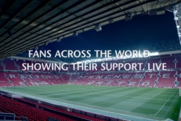 برای اولین بار در دنیای  فوتبال: طرفدار تیم به صورت آنلاین بر روی تابلوهای تبلیغاتی