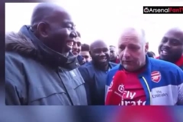 طرفداران آرسنال قبل از بازی برگشت  مقابل بارسا