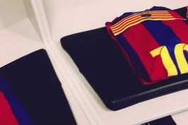 ویدیو : رختکن بارسلونا قبل از بازی برابر سلتیک + ورزشگاه فرندز ارنا (4.7 mg)