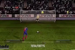 ویدیو : پنالتی در بازی فیفا از سال 98  تا 2016