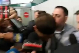 🔴⚫️ ویدئو: لحظه ورود ریکاردو رودریگوئز به فرودگاه مالپنسای شهر میلان "فورزا میلان"