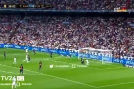 گل بنزما بارسا مرد