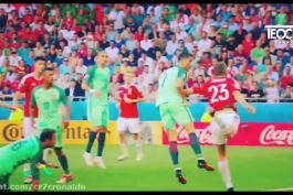 عملکرد فوق العاده کریستیانو رونالدو در مسابقات Euro 2016 با کیفیت Full HD