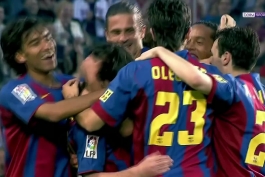 🛑کیفیت ویدئو یعنی ایــــن ؛ اولین گل مسی برای بارسلونا-FULL HD