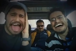اجرای زنده آهنگ آرایش غلیظ از همایون شجریان همراه با: Masoud Torkaman و ArAsh Ap و  Saeed torkaman ( شاه عواس )