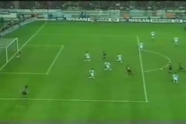گل زیبای خاویر زانتی به لاتزیو در فینال اروپا سال 97-98