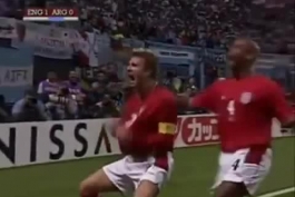 یکی از بهترین پنالتی های تاریخ فوتبال .. آرژانتین  vs انگلستان ، جام جهانی 2002