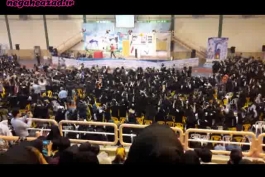 فیلم رقص مختلط دانشجویان دانشگاه مازندران در جشن فارغ‌التحصیلی