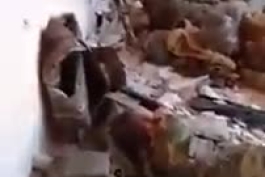 نحوه استراحت لحظه ای رزمندگان حزب الله در سوریه 