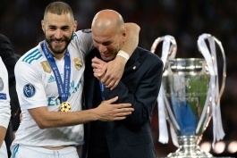 زیدان: بنزما شایسته توپ طلا است؛ مربی او بودن باعث افتخار است