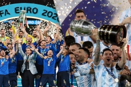 قهرمانی ایتالیا - قهرمانی آرژانتین
