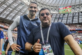 مینو رایولا و زلاتان ابراهیموویچ در جام جهانی 2018