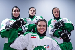 افتخار آفرینی دختران هاکی روی یخ ایران به روایت تصویر / گزارش اختصاصی طرفداری