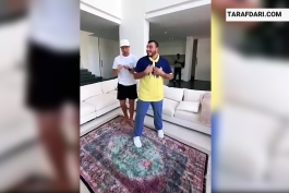 فرش ایرانی در خانه رونالدو