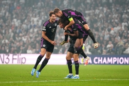 لیگ قهرمانان اروپا/خوشحالی بعد از گل مقابل کوپنهاگن