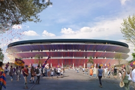 کانسپت استادیوم اسپاتیفای نیوکمپ جدید